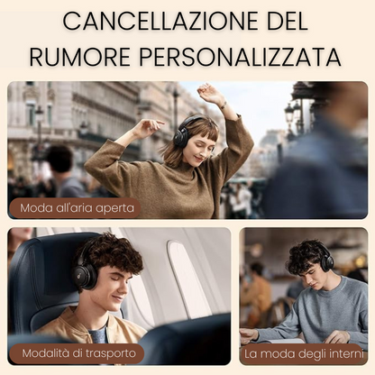 Cuffie con Cancellazione Attiva del Rumore Ibrida