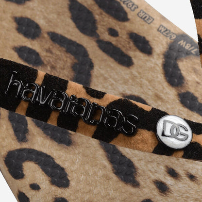 Infradito con Stampa Zebra e Leopardo