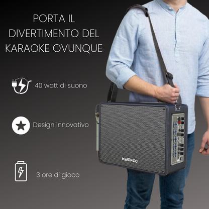 Macchina Karaoke Professionale con Schermo