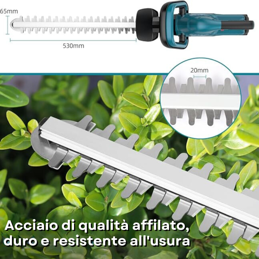 Mini Motosega Elettrica da 6 Pollici con 2 Batterie