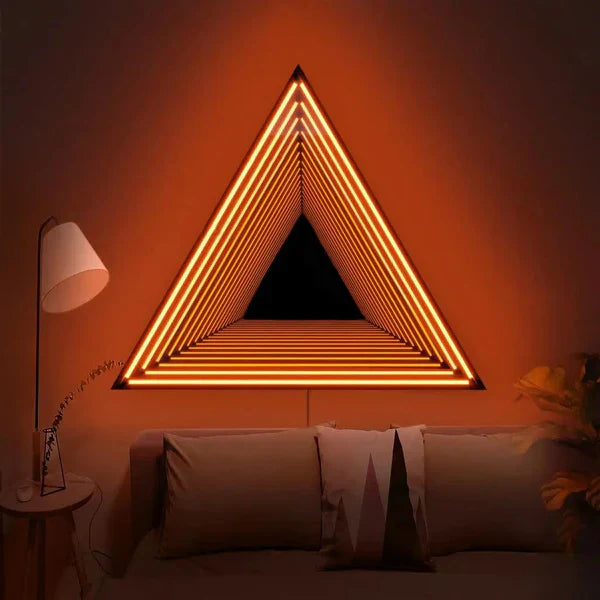 TriMirror LED Infinity - Specchio Piramidale Luminoso